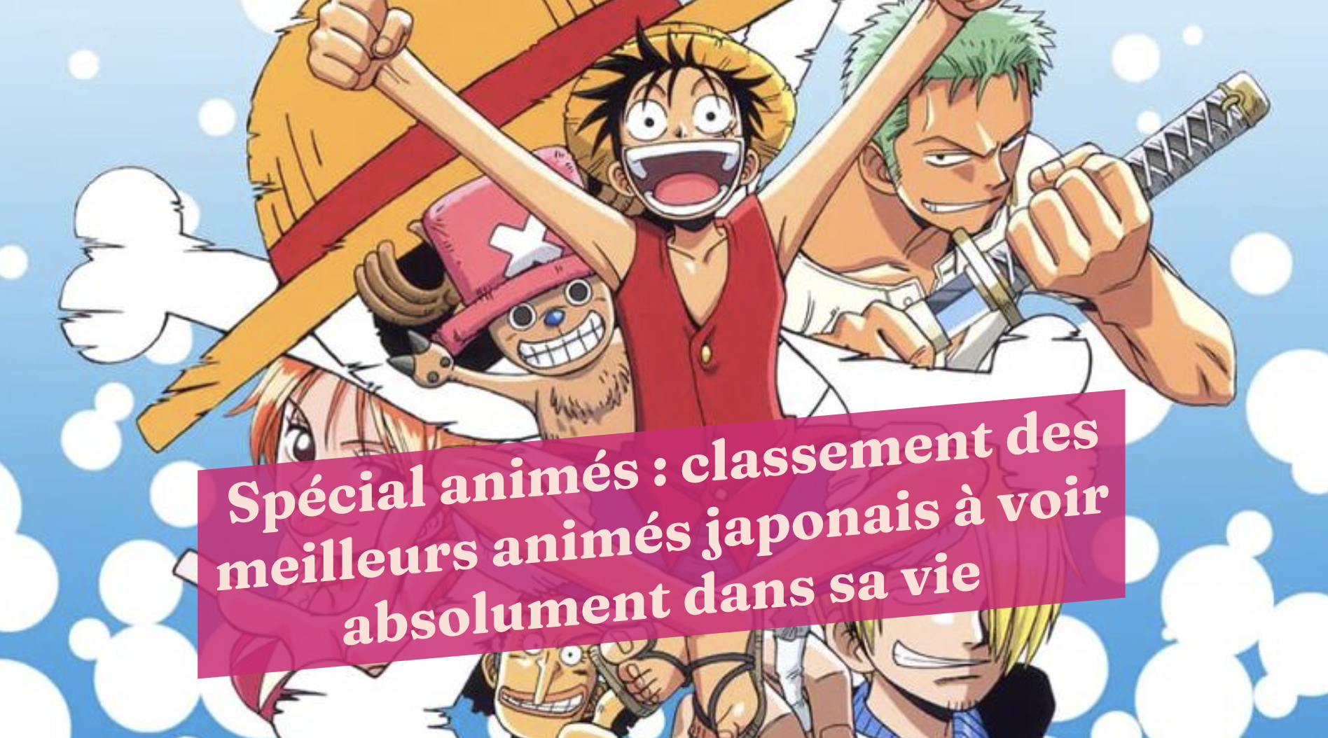 Animes Classement Des Meilleurs Films Ou Series Japonais A Voir