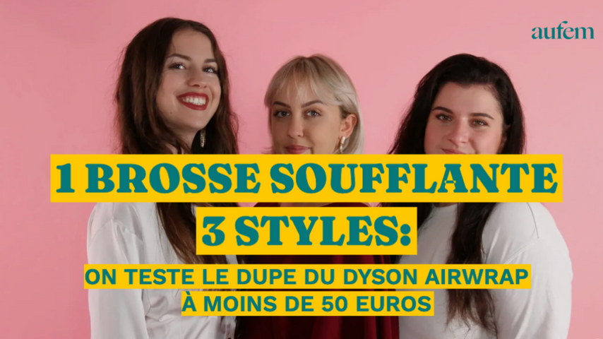 1 brosse soufflante 3 styles : on teste le dupe du Dyson Airwrap à moins de  50 euros