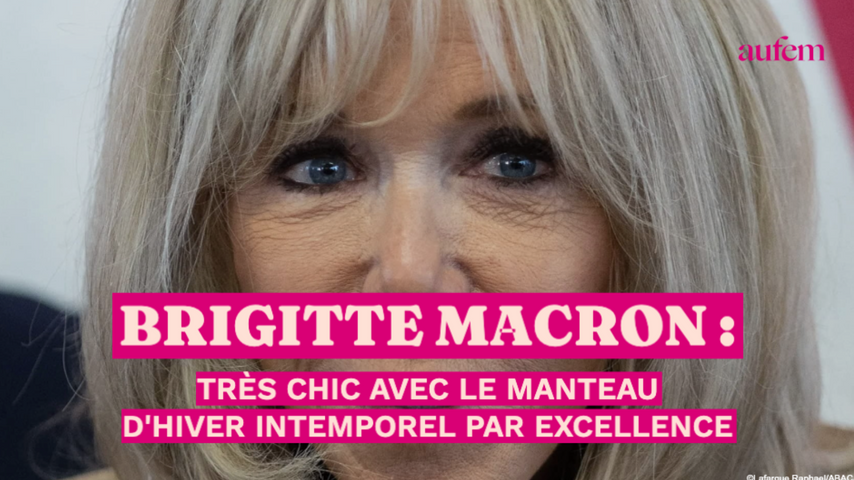 Brigitte Macron à Strasbourg : son manteau porte-bonheur signé