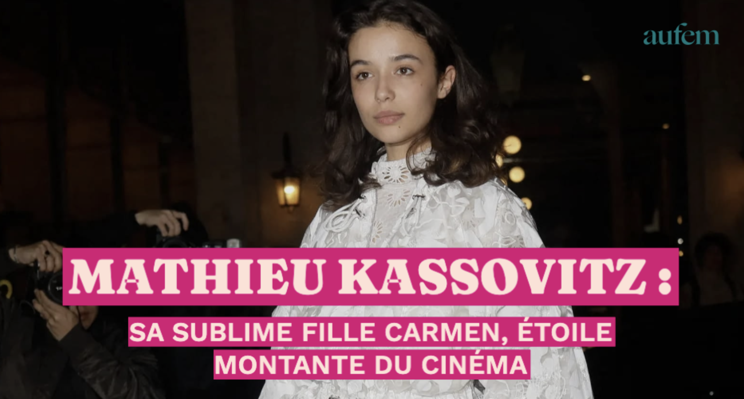 VOICI : Tempête : qui est l'actrice Carmen Kassovitz, la fille de Matthieu  Kassovitz ?
