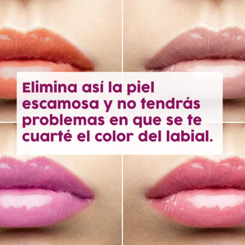 En fiebre labios por ampollas los
