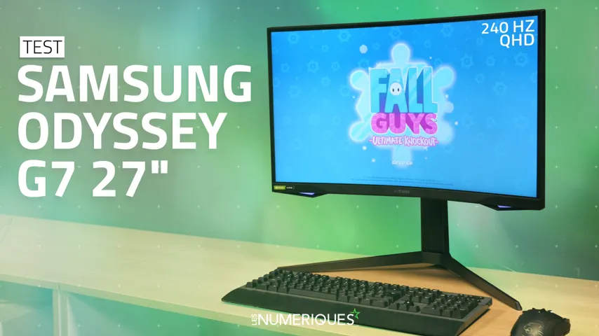 Test Samsung Odyssey G7 27 (C27G75TQSU) : l'un des rares
